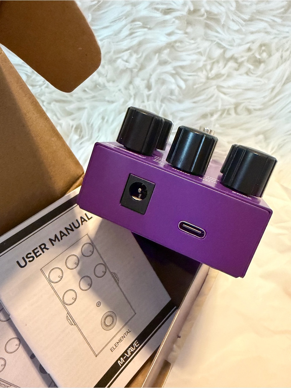 ELEMENTAL M-Wave Guitar Pedal Purple, NEW - Picture 5 of 9